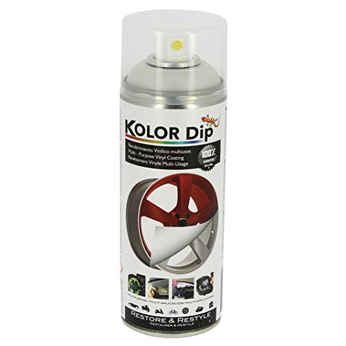 Kolor Dip Spain KD13001 Pintura en Spray con Vinilo Líquido Extraible, Blanco Perla